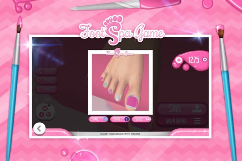 Foot Spa Game – Make Fashion Toe Nail Designs screenshot 3