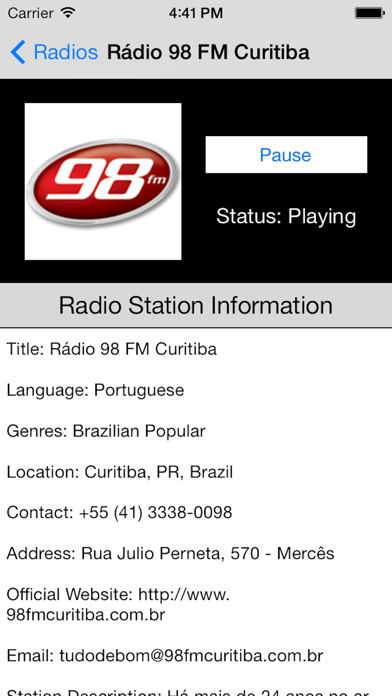 How to cancel & delete Brazil Radio Live Player (Brasília / Portuguese / português / Brasil rádio) from iphone & ipad 4