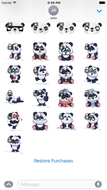 Panda Emoji Stickers