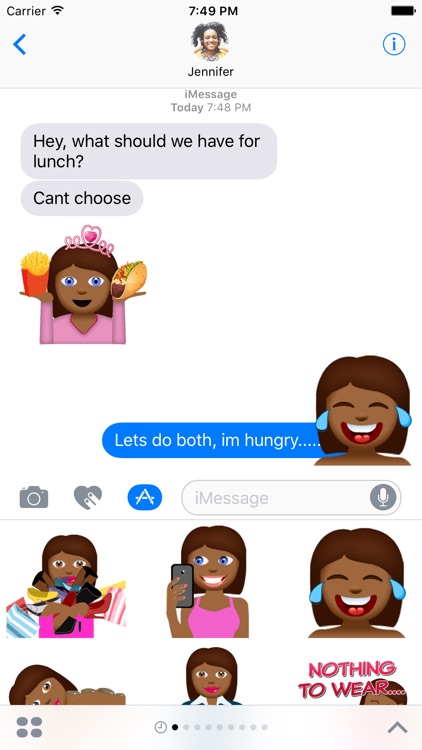 Tyra – Sassy Emoji Stickers for Women on iMessage