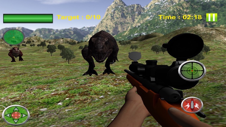 Jungle Dinosour Hunting HD Free Game screenshot-3