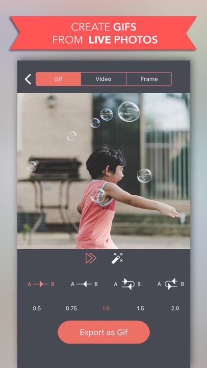 Motion Live Photo Into Gif and Live Photo to Video