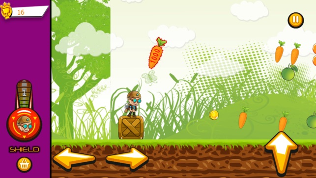 Run  jump collect stars for fruit  orange carrots.(圖4)-速報App