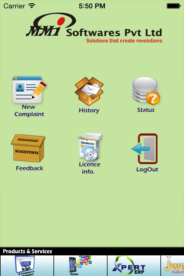 MMI Software Customer Care screenshot 2