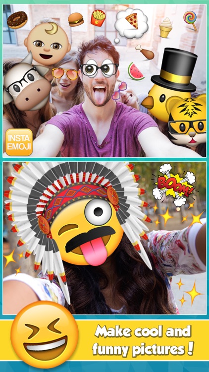 Insta Emoji Photo Editor- Add Cool Emoticon Stickers to your Pictures