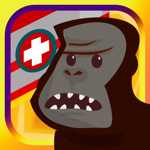 Gorilla Ambulance Rescue - Zoo Emergency Patient Delivery Game For Boys icon