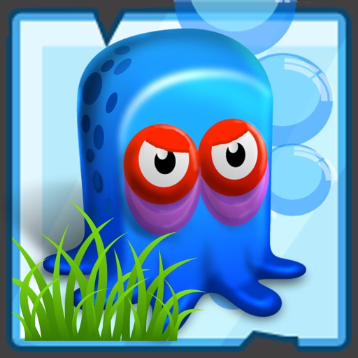 Blue squid icon
