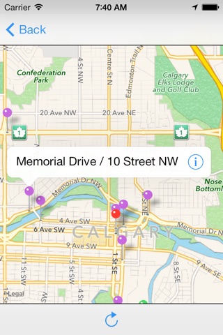 Calgary Traffic Cam +Map screenshot 2