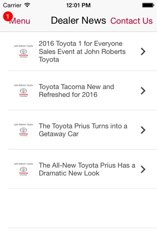 John Roberts Toyota DealerApp screenshot 4