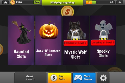Halloween Horror Slots - Realistic Vegas Casino Slot Machine Game Play screenshot 4