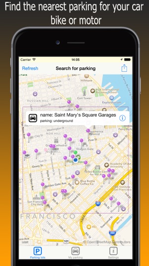 Park Assistance - find parking for your car, bike(圖1)-速報App