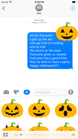 Pumpkin Halloween Emoji Sticker #1(圖1)-速報App