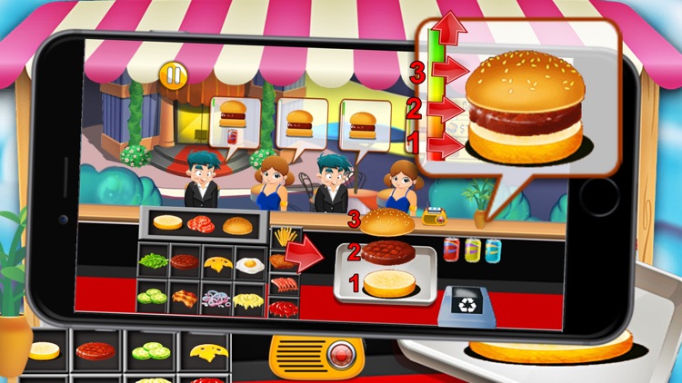 Cooking Burger Restaurant games maker humburger