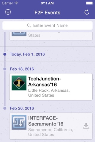 F2F Events screenshot 2