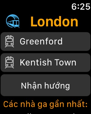 Metro trình dẫn đường Luân Đôn