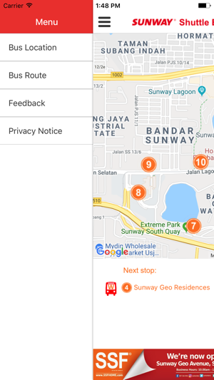 Sunway Shuttle Bus Tracker(圖2)-速報App