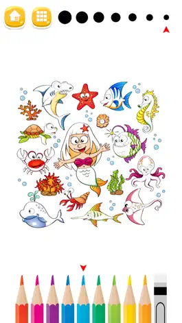 Game screenshot Sea Animals Coloring Pages for Preschool and Kindergarten HD Free mod apk