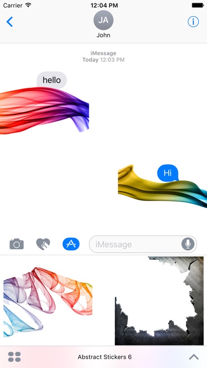 Abstract Stickers For iMessage 2