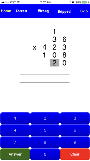 Long Multiplication Drills(圖3)-速報App