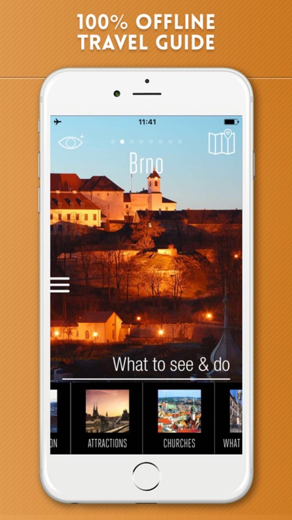 Brno Travel Guide with Offline City Street Map