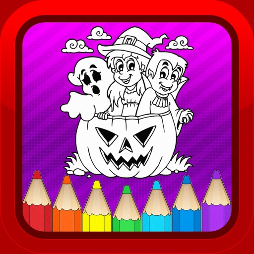 Halloween Kids Coloring Books Games for Toddlers