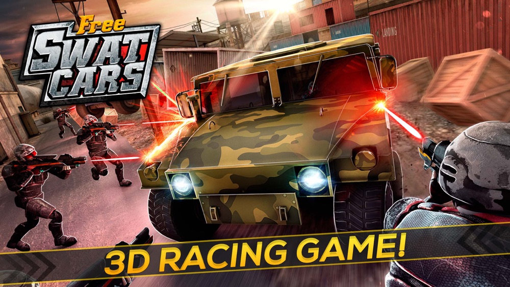 SWAT CARS . Critical Police Pursuit Racing Game