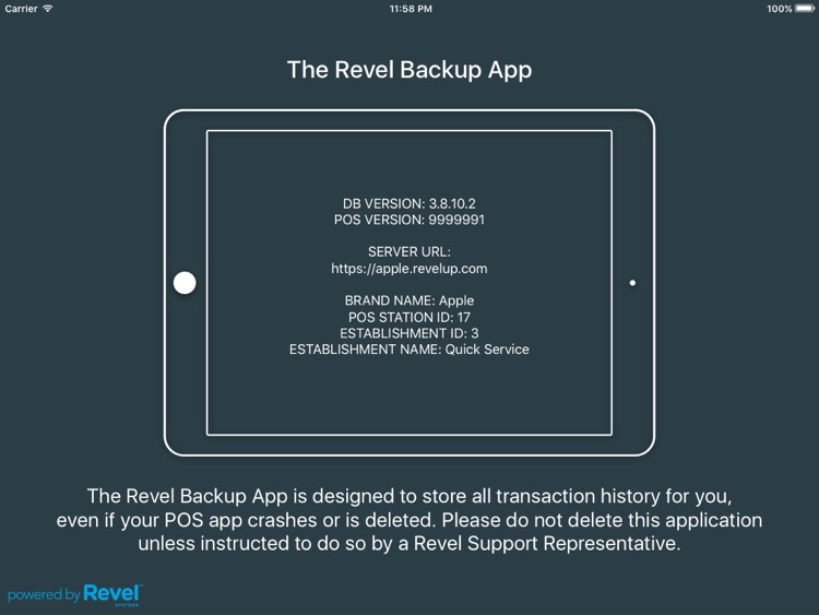 Revel Backup.