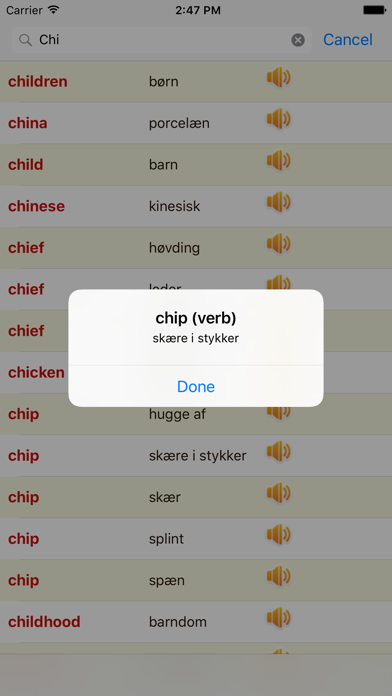 How to cancel & delete English Danish Dictionary Offline Free from iphone & ipad 4
