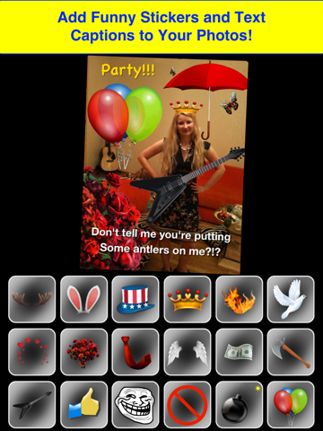 Stickers Photo Booth: Try Antlers and Bunny Ears! - náhled