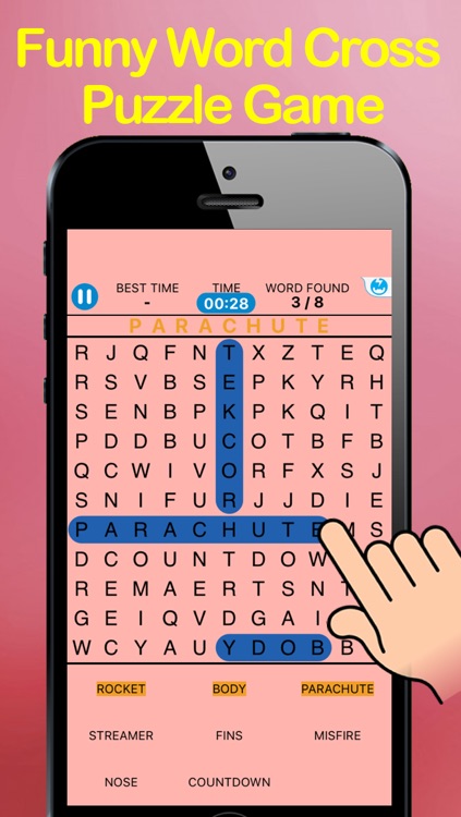 Word Cross Puzzle Free App - plant Search Coloring Word Puzzles Games