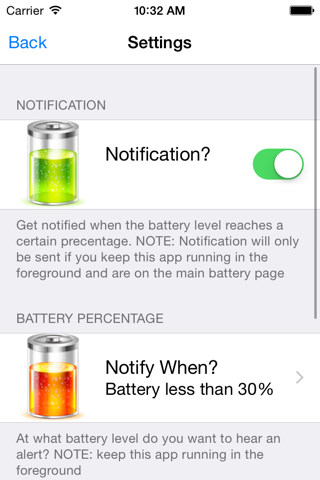 iPower - Glance Battery Usage On Watch screenshot 4