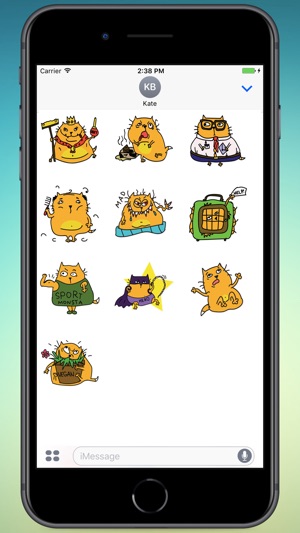 Fat Cat! Stickers(圖2)-速報App