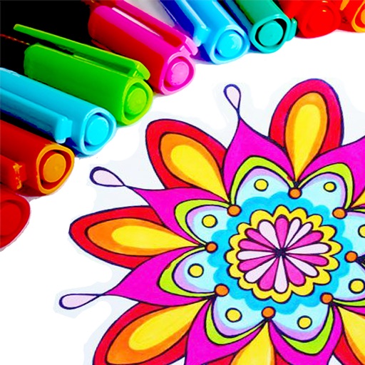 Mandala Coloring Patterns Free For Adults Icon