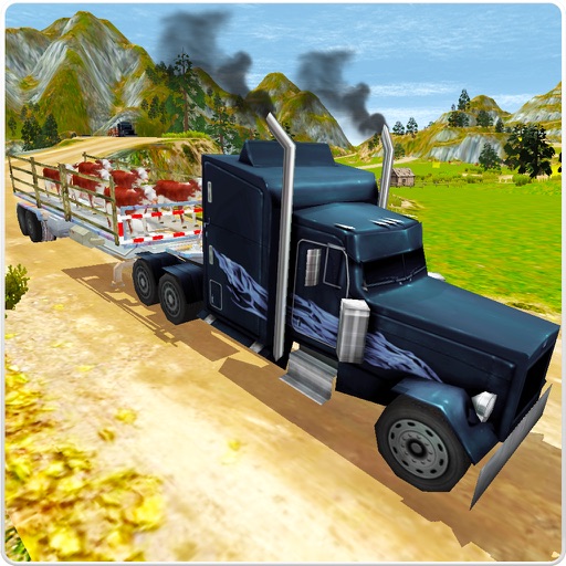 Offroad Cattle Transport Truck icon