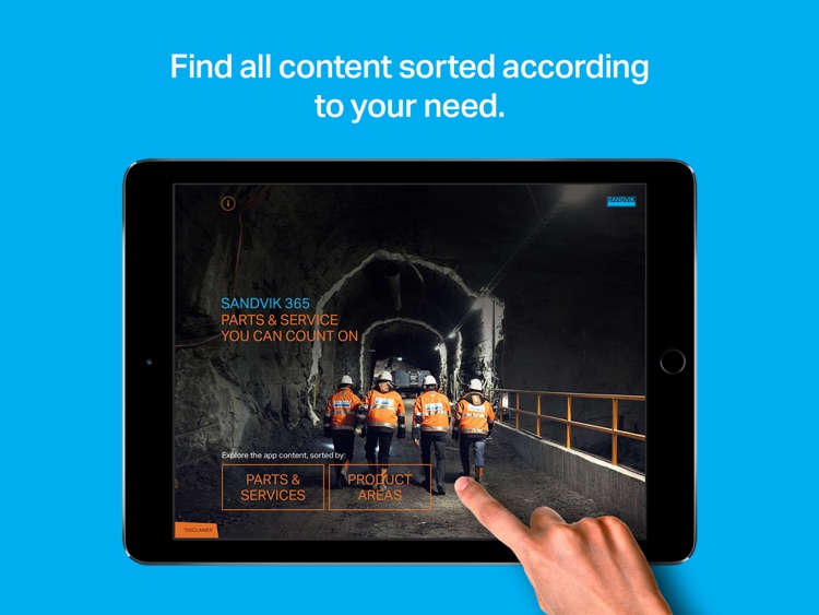 Sandvik 365. Parts and service you can count on. screenshot-3