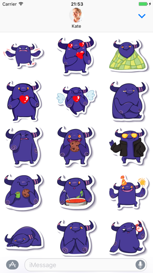 Monster - Stickers for iMessage(圖3)-速報App