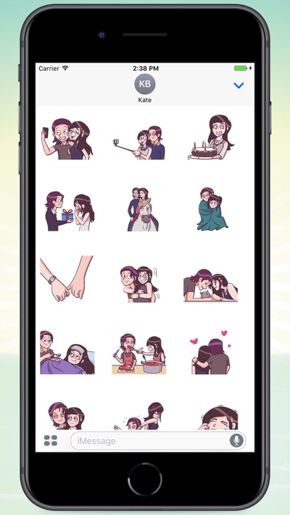 Young Couple! Stickers