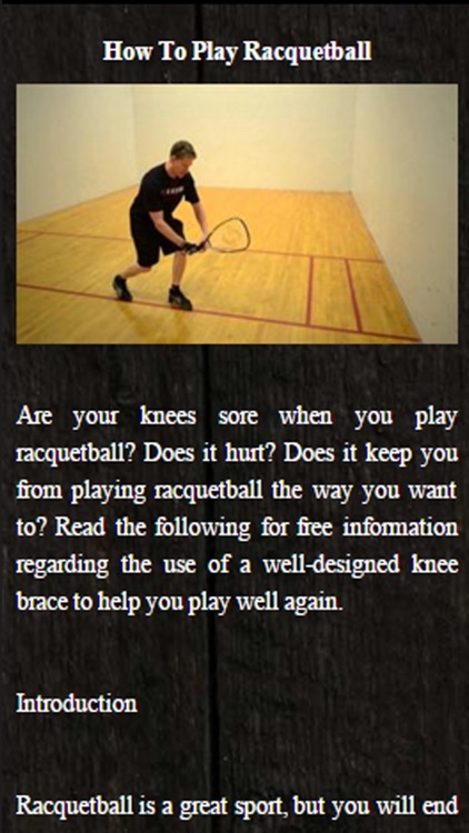 How To Play Racquetball