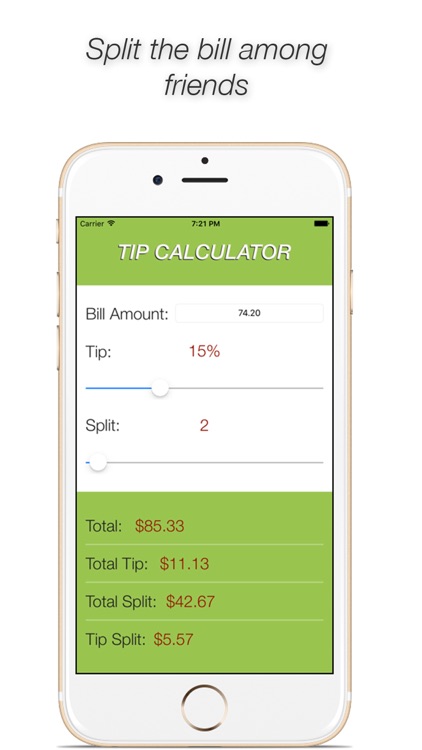 Tip Calculator Free - Tipy