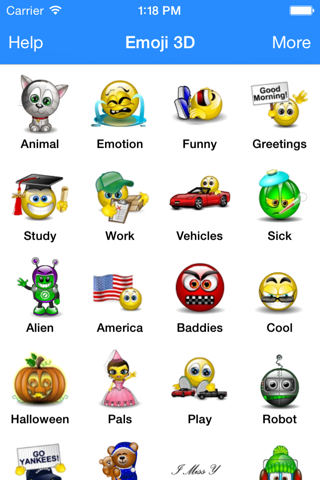 Emojis 3D - Animated Sticker screenshot 2