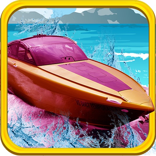 Speed Boat Nitro Extreme - Water Stunt Racing Game Icon