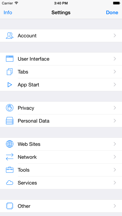 iCab Mobile (Web Brow... screenshot1