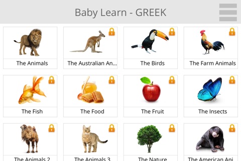 Baby Learn - GREEK screenshot 2