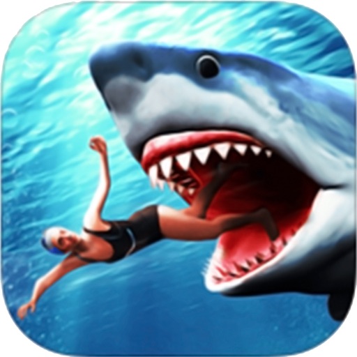 Great Shark Attack Underwater Free icon