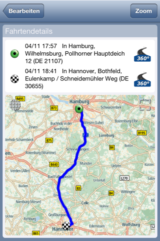 TomTom WEBFLEET Logbook screenshot 4