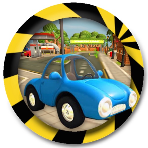 City Cartoon Car Racer iOS App