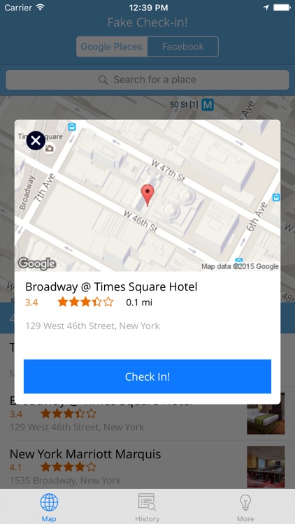 Fake CheckIn