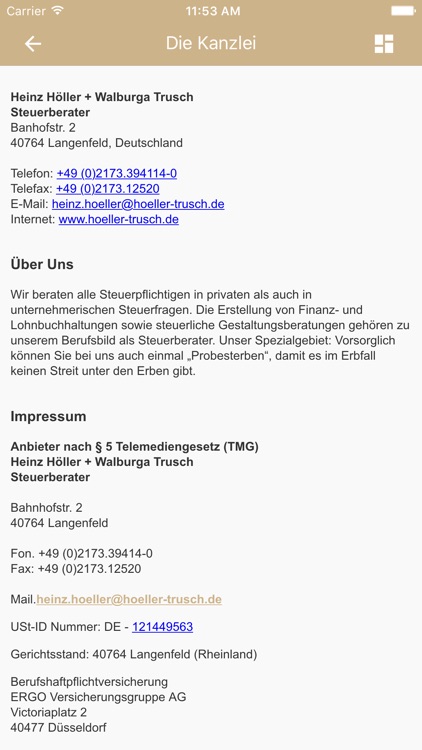 Steuerberatung Langenfeld/Rhld screenshot-4