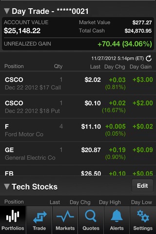 TradeKing Mobile screenshot 4