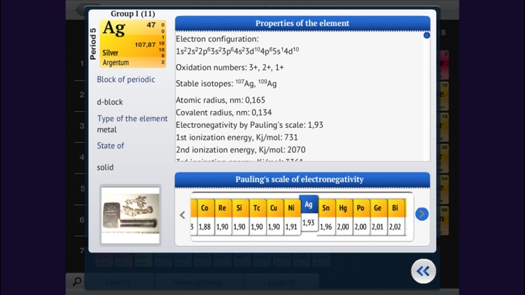 OC3. Mendeleev's Periodic Table of the Elements screenshot-4